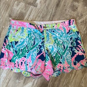 Lilly Pulitzer Buttercup Shorts Lets Cha Cha 8